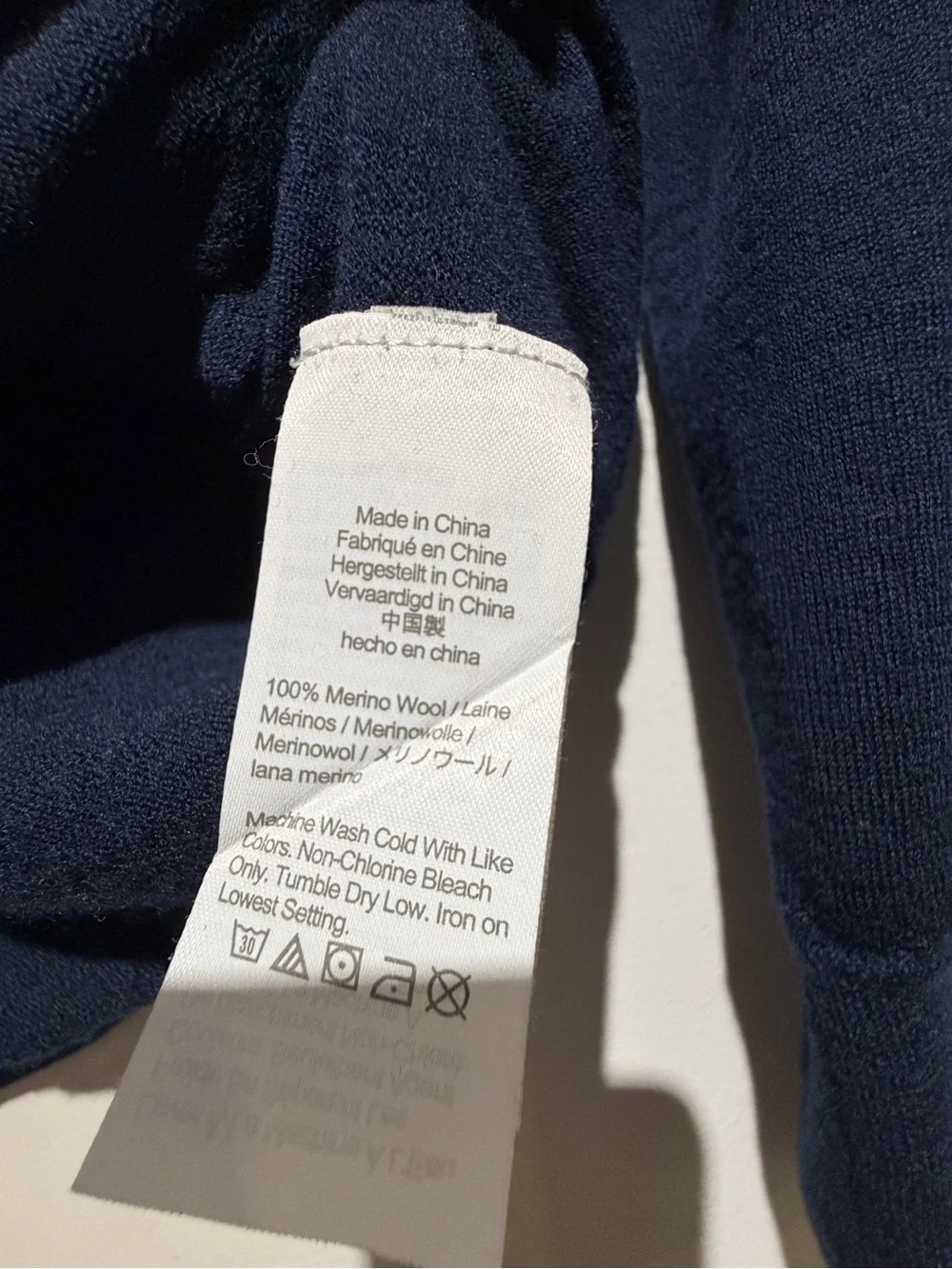 J. Crew Navy Crewneck Sweater